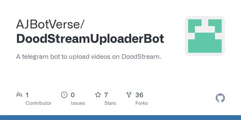 A telegram bot to upload videos on DoodStream..